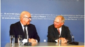 Finanzminister Schäuble und Finanzminister Sapin